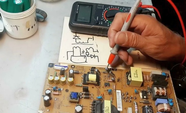Замена блока питания телевизора