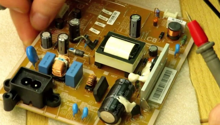 Замена блока питания телевизора