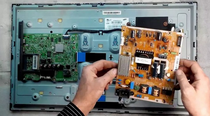 Замена блока питания телевизора