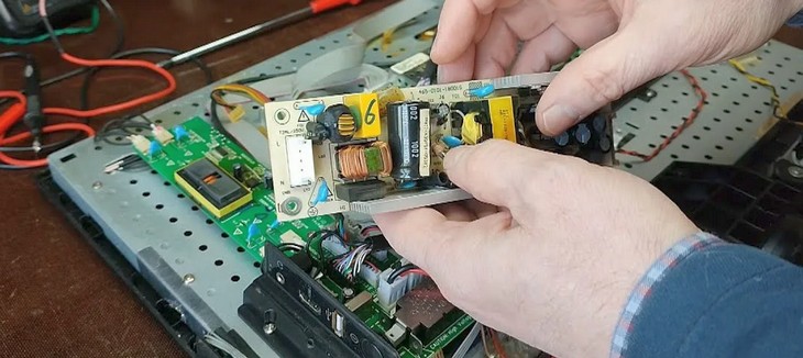 Замена блока питания телевизора