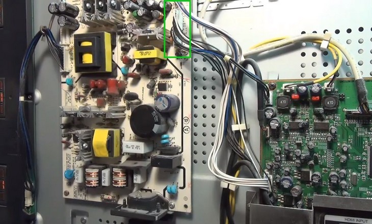 Замена блока питания телевизора